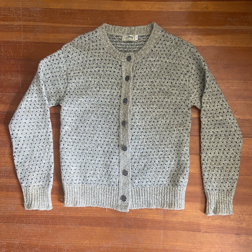 Vintage LL Bean Wool cardigan